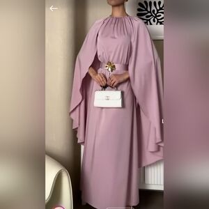 Nwt Lichi Cape Maxi Dress Size M